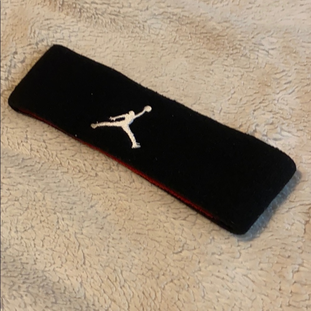 NWOT Jordan Jumpman Headband Black/White/Red Nike